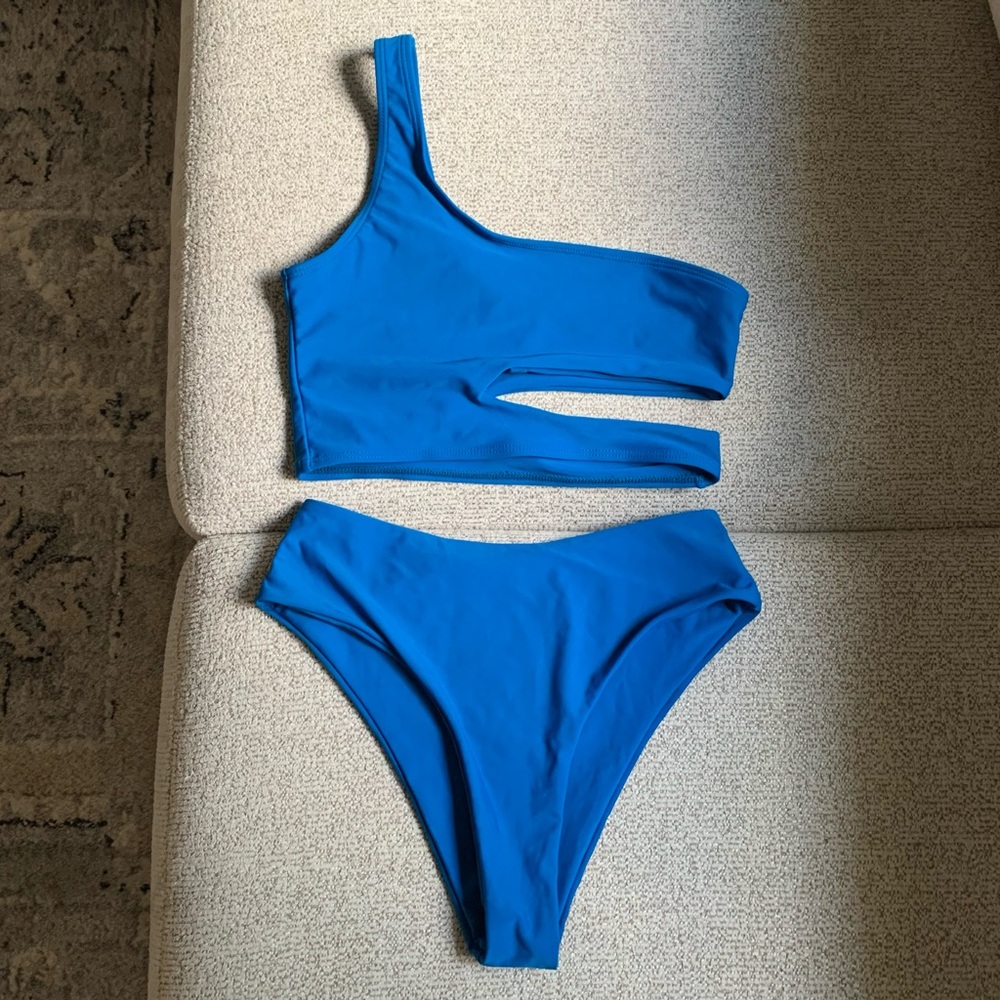 Royal blue bikini